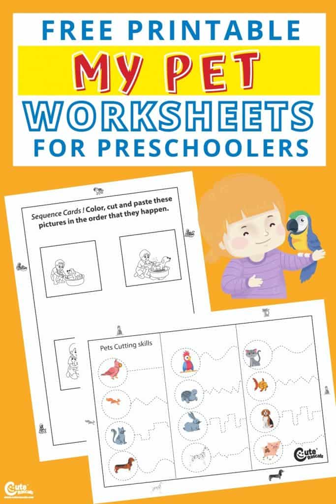 My favorite pet free printable worksheets for preschoolers
