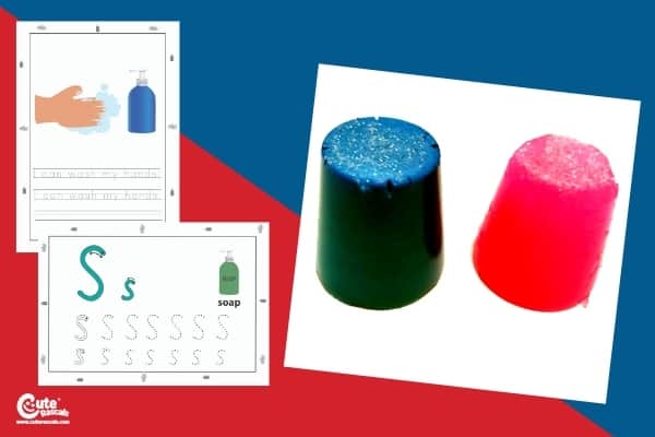 Jelly Soap Easy Science Experiments for Preschoolers with Worksheets (4-6 Year Olds)