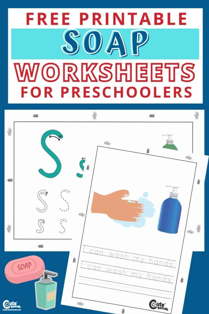 Free printable soap worksheets for preschoolers