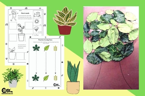 How to Take Care of Plants Fine Motor Skills Development Science Worksheets (4-6 Year Olds)
