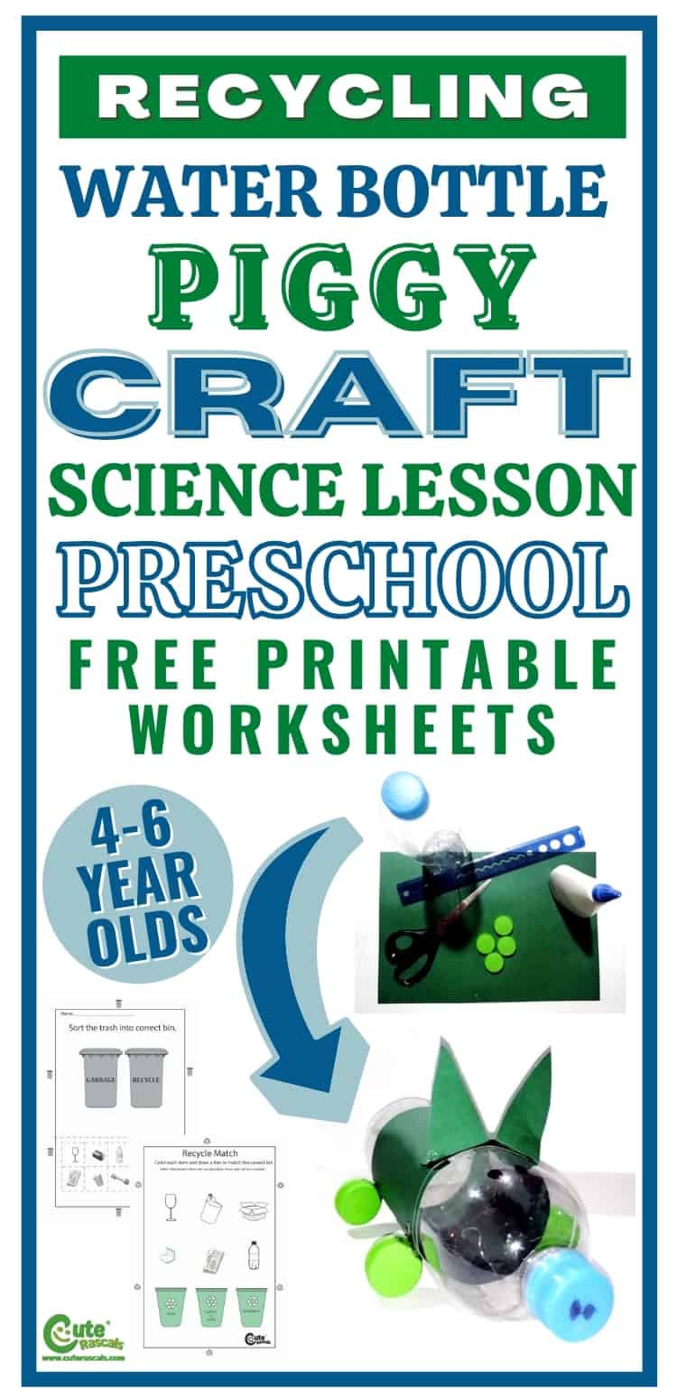Fun recycling easy science projects for kids.