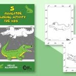 Thrilling 5 Alligator Coloring Pages for Kids and Adults