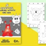 5 Silly Monster Coloring Pages for Kids to Enjoy and Have Fun