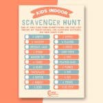 Indoor Scavenger Hunt For Kids To Enjoy Anytime Throughout The Day