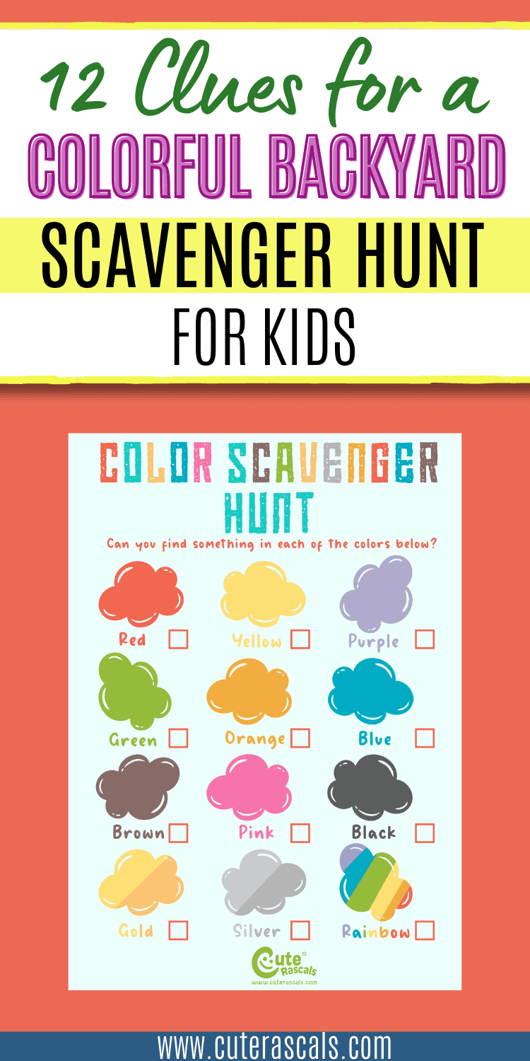 The Best Outdoor Backyard Scavenger Hunt To Delight Your Toddlers