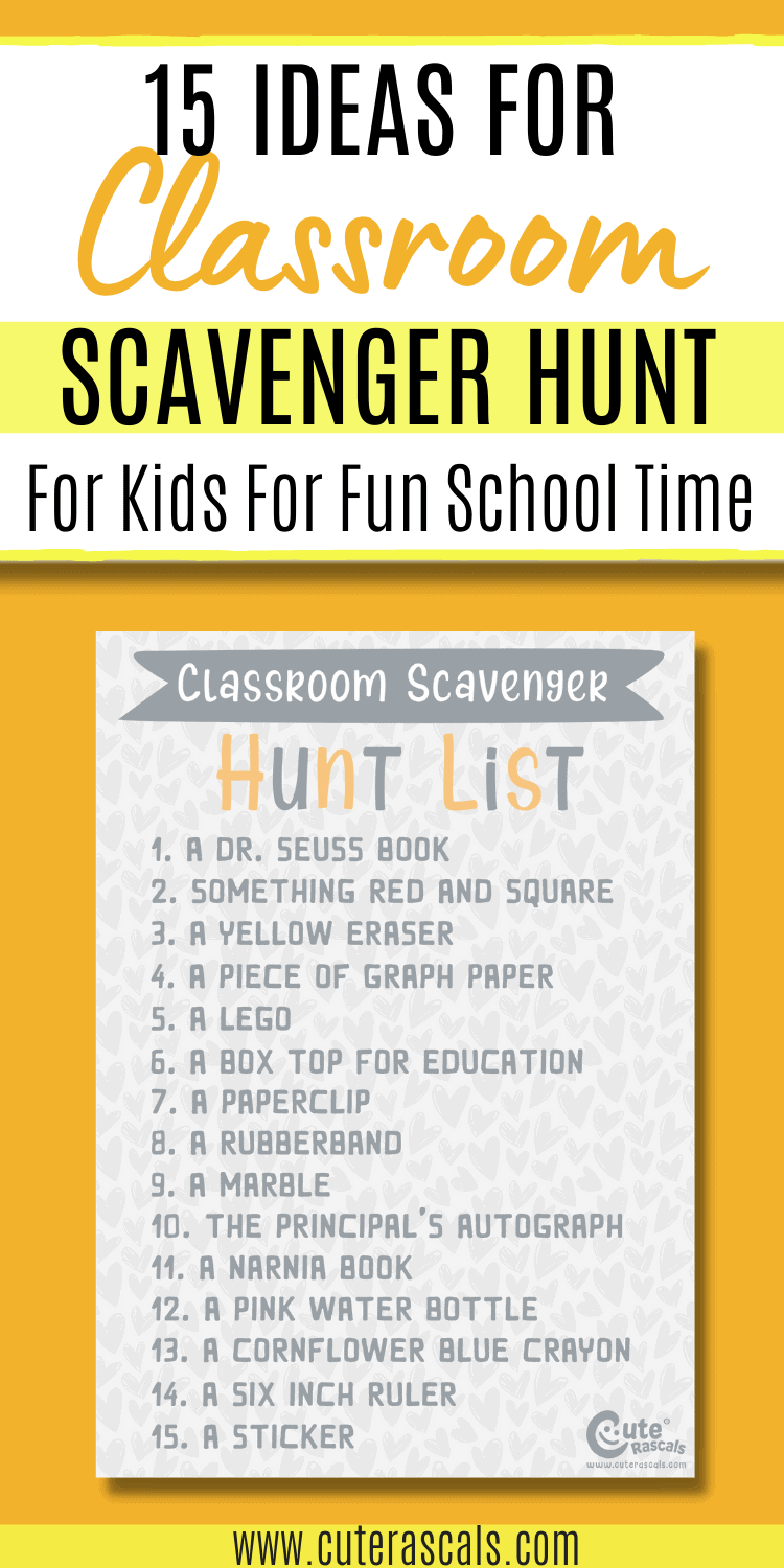 Fun Outdoor Classroom Scavenger Hunt For Kids To Enjoy While Learning