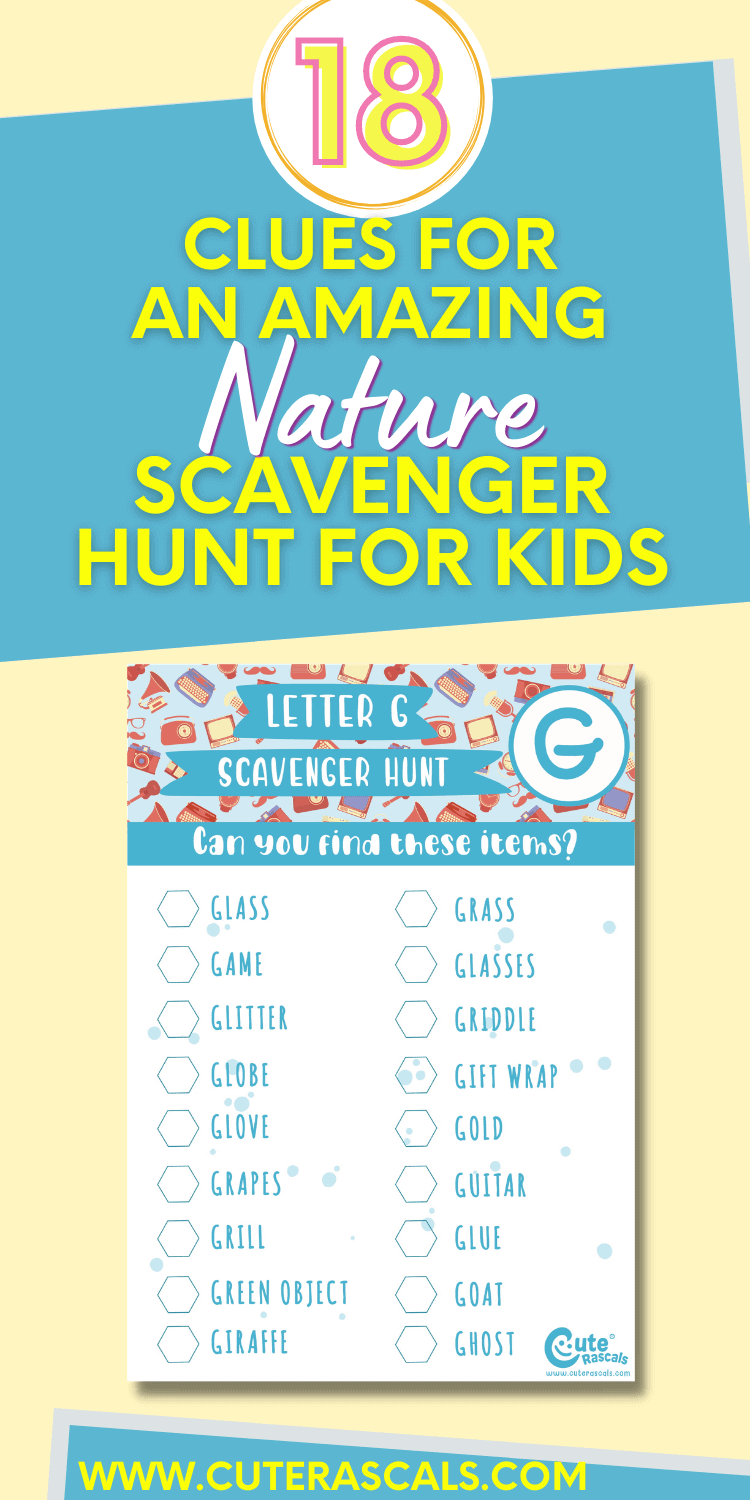 Simple Nature Outdoor Scavenger Hunt For Kids Everyone is Obsessed With