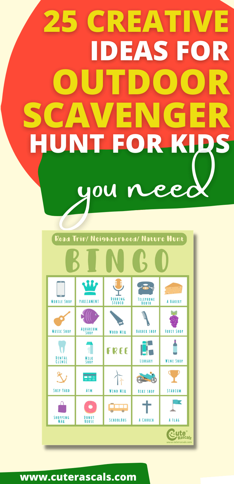 Simple Outdoor Scavenger Hunt For Kids Everyone Needs For Camping