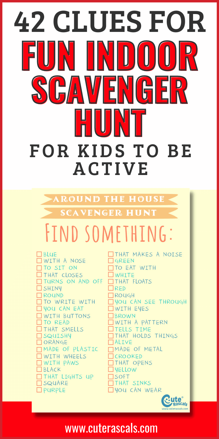 Exciting At Home Scavenger Hunt For Kids To Stimulate Their Brain