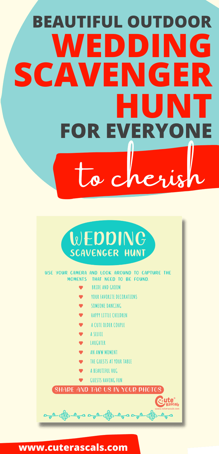 Blissful Outdoor Wedding Photography Scavenger Hunt For Your Loved Ones
