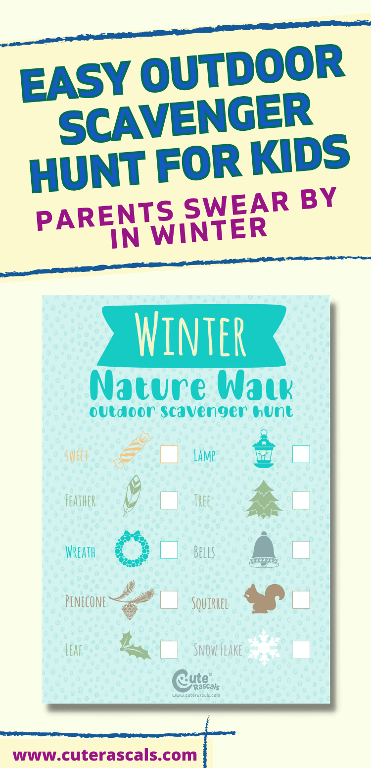 Simple Winter Scavenger Hunt For Kids Everyone Needs For Outdoor Fun