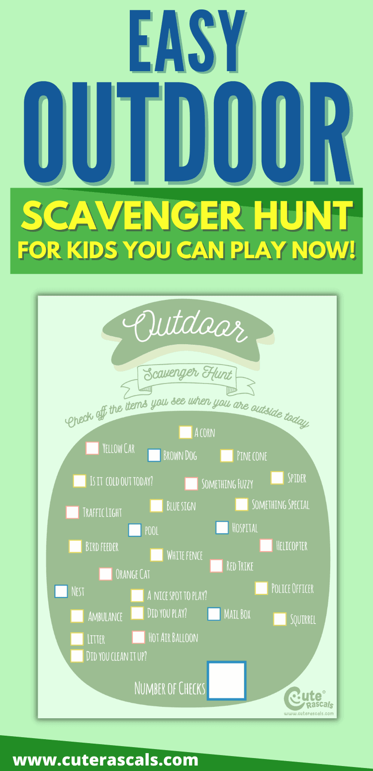 Where Are The Clues? Great Outdoor Scavenger Hunt Games For Kids