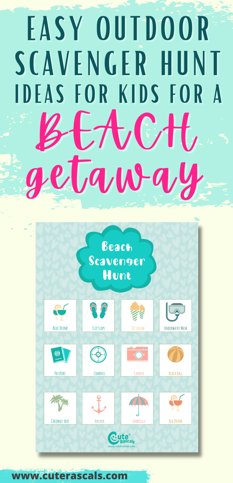 The ultimate beach scavenger hunt you need for a fun outdoor play