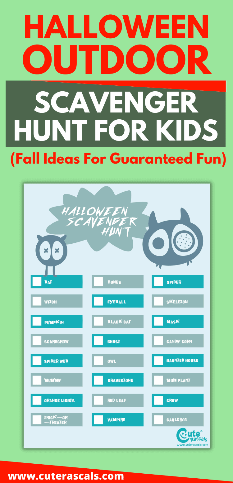 A brilliantly spooky outdoor scavenger hunt for kids for Halloween