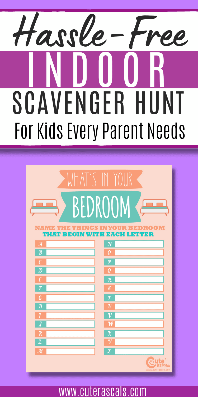 Creative Indoor Scavenger Hunt List For A Fun Time With Kids