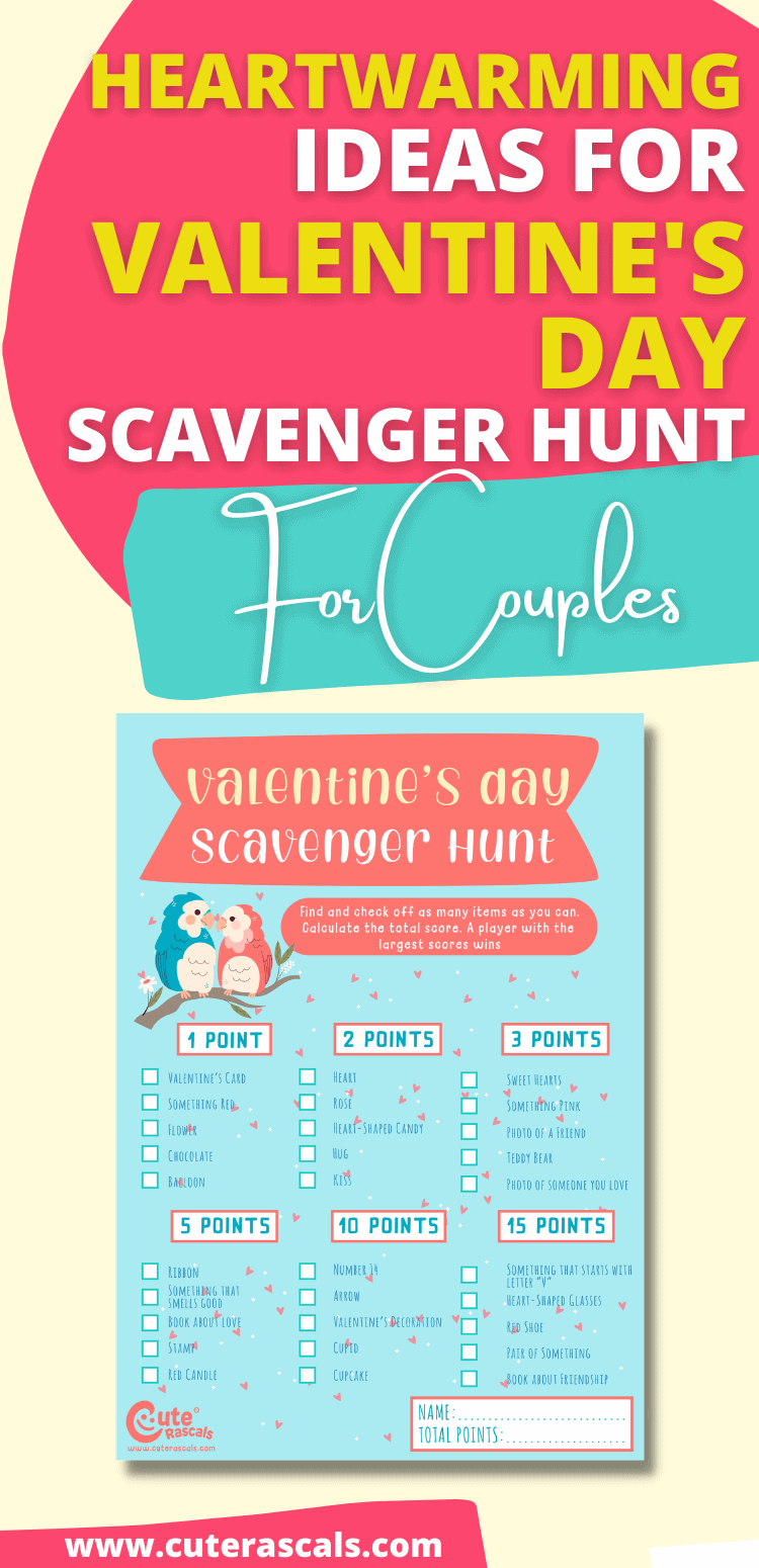 Blissful Outdoor Valentine's Day Scavenger Hunt For You  