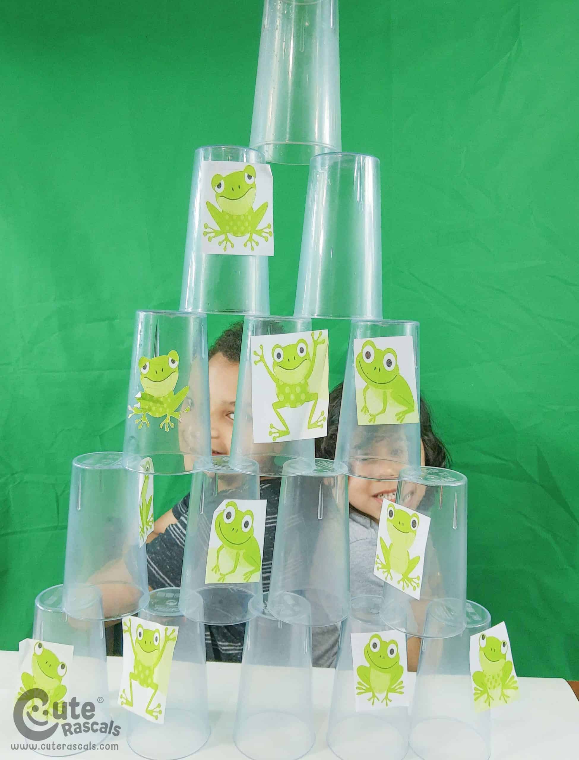 Stacking Plastic Cups Activity