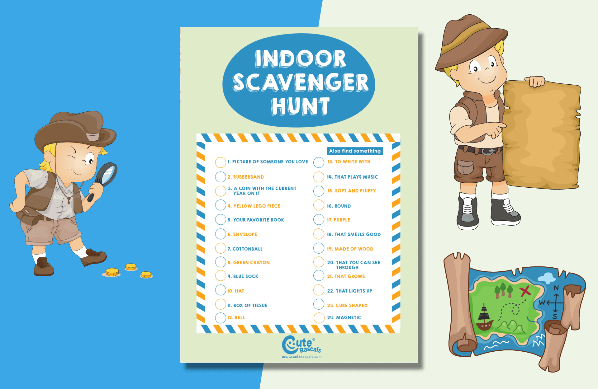 24 Hints For An Amazing Indoor Scavenger Hunt For Kids Everyone Needs