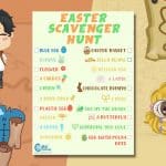 Indoor/Outdoor Easter Scavenger Hunt For Kids At Home For Awesome Holidays!