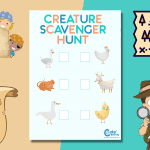 Heartwarming Outdoor Scavenger Hunt For Kids With Cute Animals