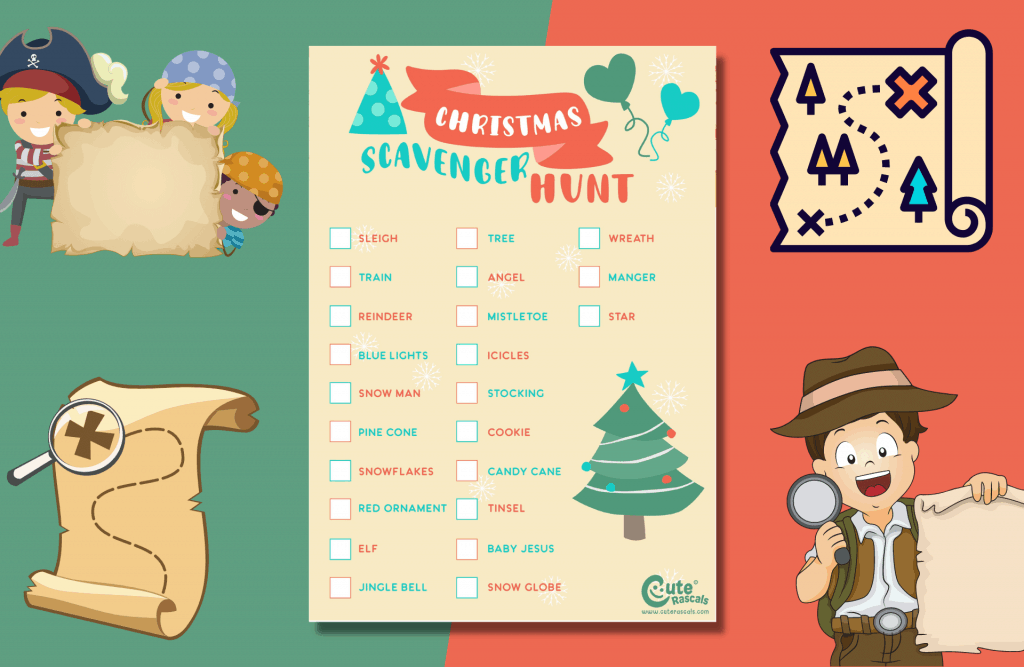 Merry Christmas Outdoor Scavenger Hunt For Kids Everyone Should Try