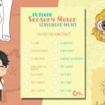 Simple Outdoor Sensory Scavenger Hunt For Kids of All Ages
