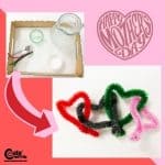 Crystallized Hearts Mother's Day STEM Science Experiments for Kids at Home Montessori Worksheets (4-6 Year Olds)