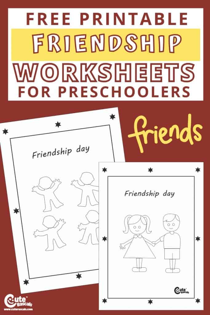 Free printable friendship worksheets