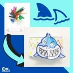 Shark Bracelet Fun Easy Crafts for Kids Worksheets (4-6 Year Olds)