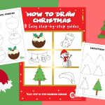 How To Draw: 10 Step-By Step Christmas Drawing Activities For Kids