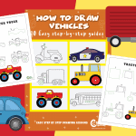 How To Draw Vehicles. 10 Step-By-Step Easy Guides