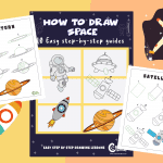 10 Easy Space Step-By-Step Drawings For Creative Kids
