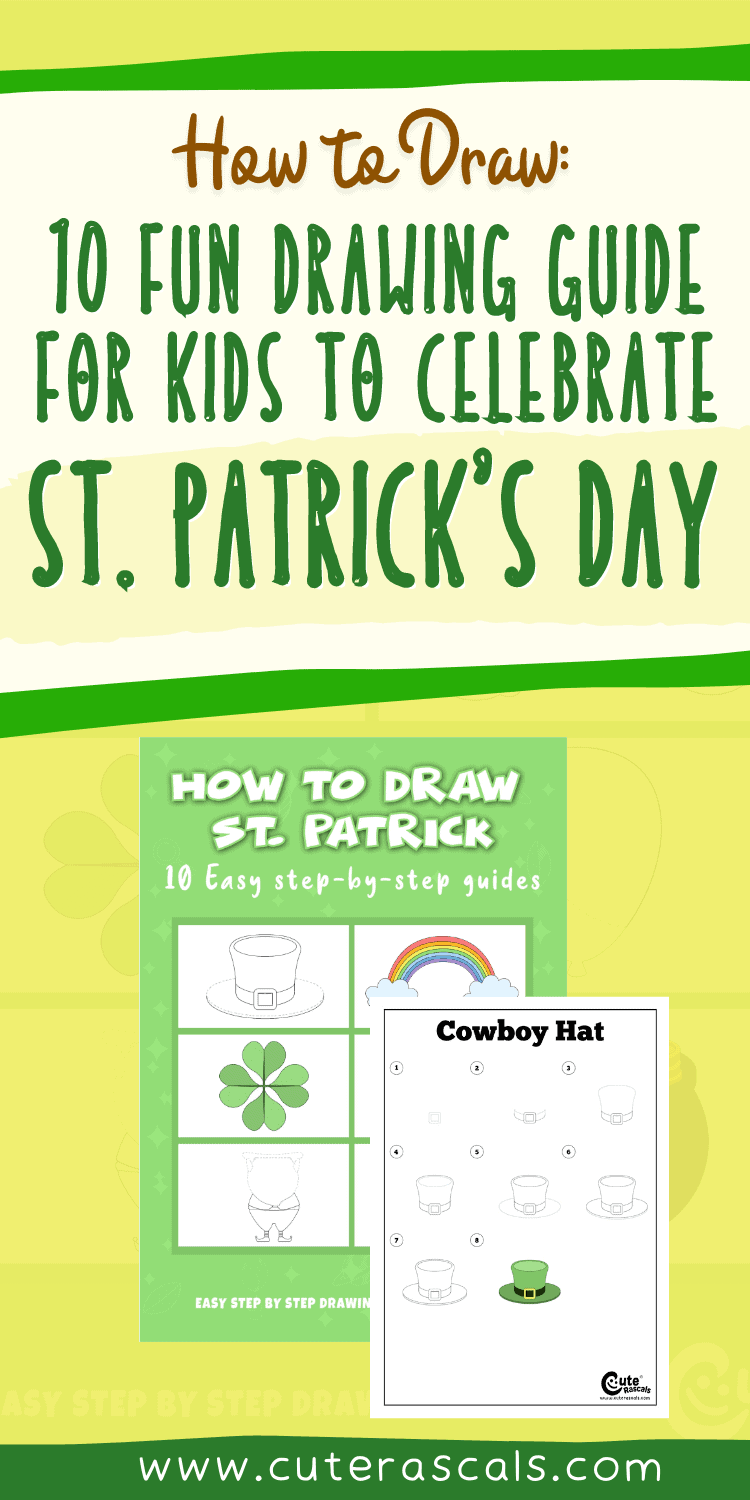 How To Draw: 10 Fun Drawing Guide For Kids To Celebrate St. Patrick's Day