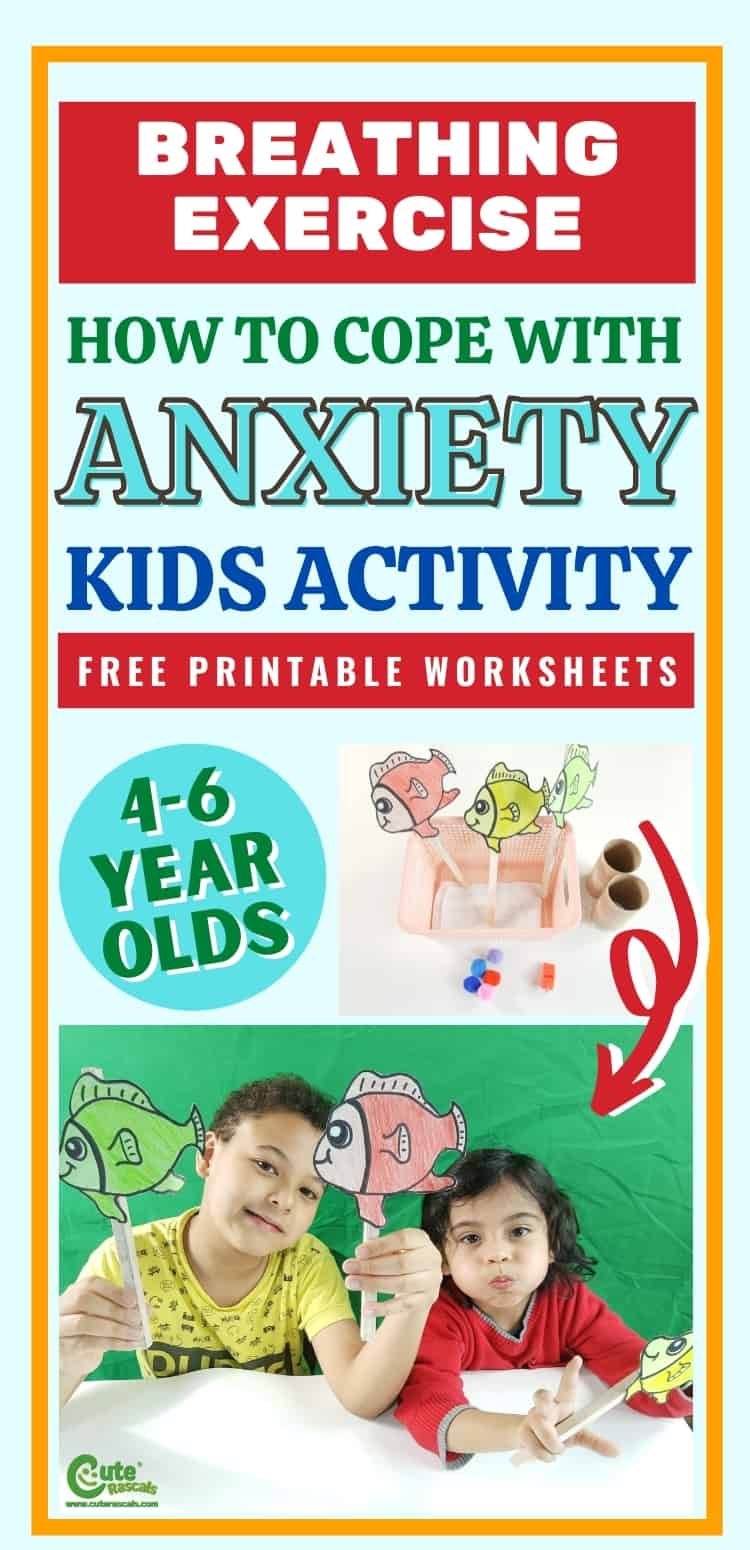 Help kids cope with anxiety with the help of the anxious coral activity with breathing exercises for kids