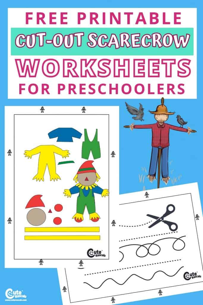 Free printable scarecrow worksheets for preschoolers