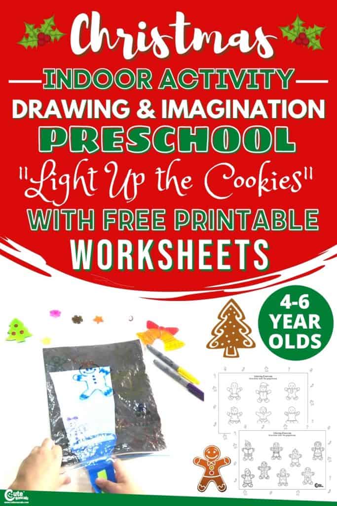 Light up the cookies easy drawing activity for kids with free printable worksheets