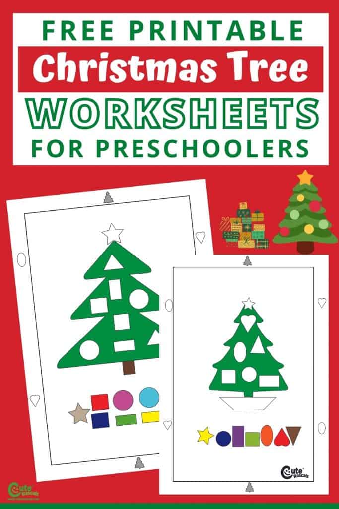 Free printable Christmas worksheets for preschoolers