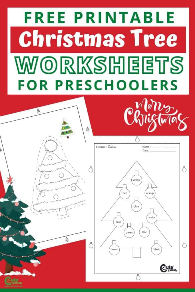 Free printable Christmas worksheets