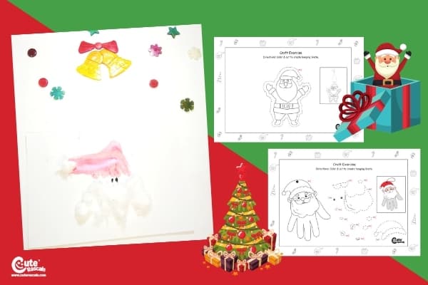 Santa Craft for Kids Easy Christmas Handcraft (4-6 Year Olds)