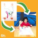 Find Baby Jesus Easy Maze Game for Kids Fine Motor Skills Worksheets (4-6 Year Olds)