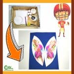 Easy Handcraft Football Arts and Crafts for Kids Montessori Worksheets (4-6 Year Olds)