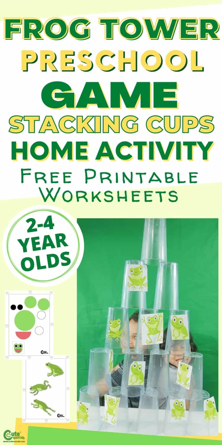 Super fun games for kids to play indoors. Stacking cups to develop resilience.