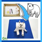 Polar Bear Handcraft Easy Winter Crafts for Kids Montessori Worksheets (4-6 Year Olds)