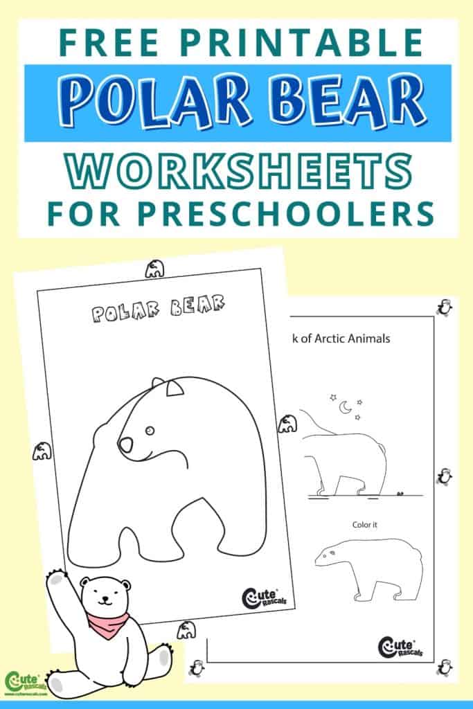 Free printable polar bear worksheets