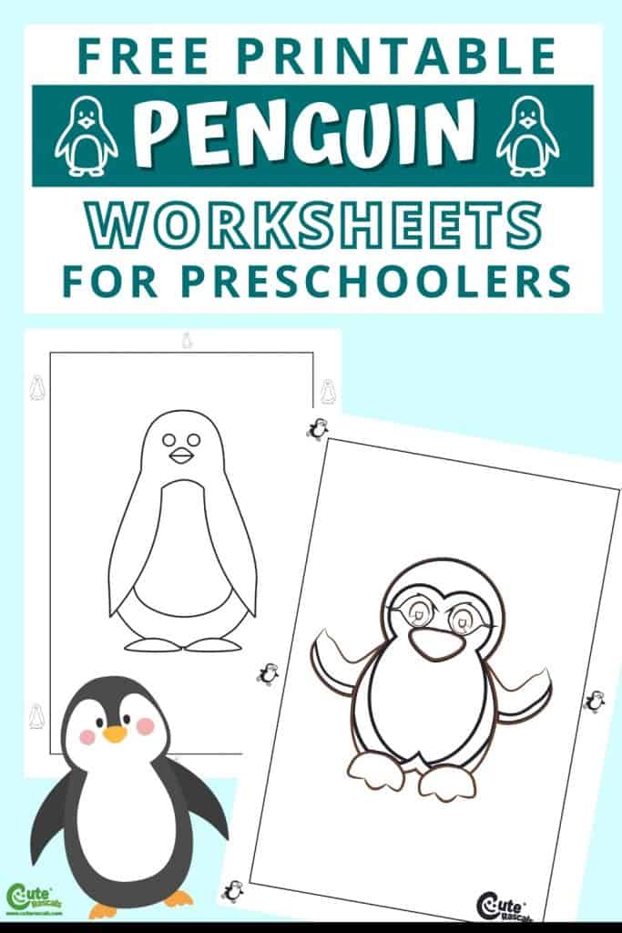 Free printable penguin coloring sheets