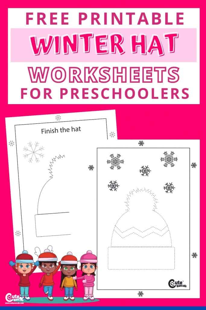 Free printable winter worksheets for preschoolers