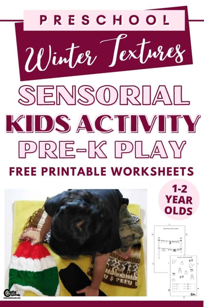Winter textures pre-k seasonal activities for toddlers