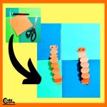 Halloween Worms Race Craft Sensory Games for Kids Worksheets (2-4 Year Olds)