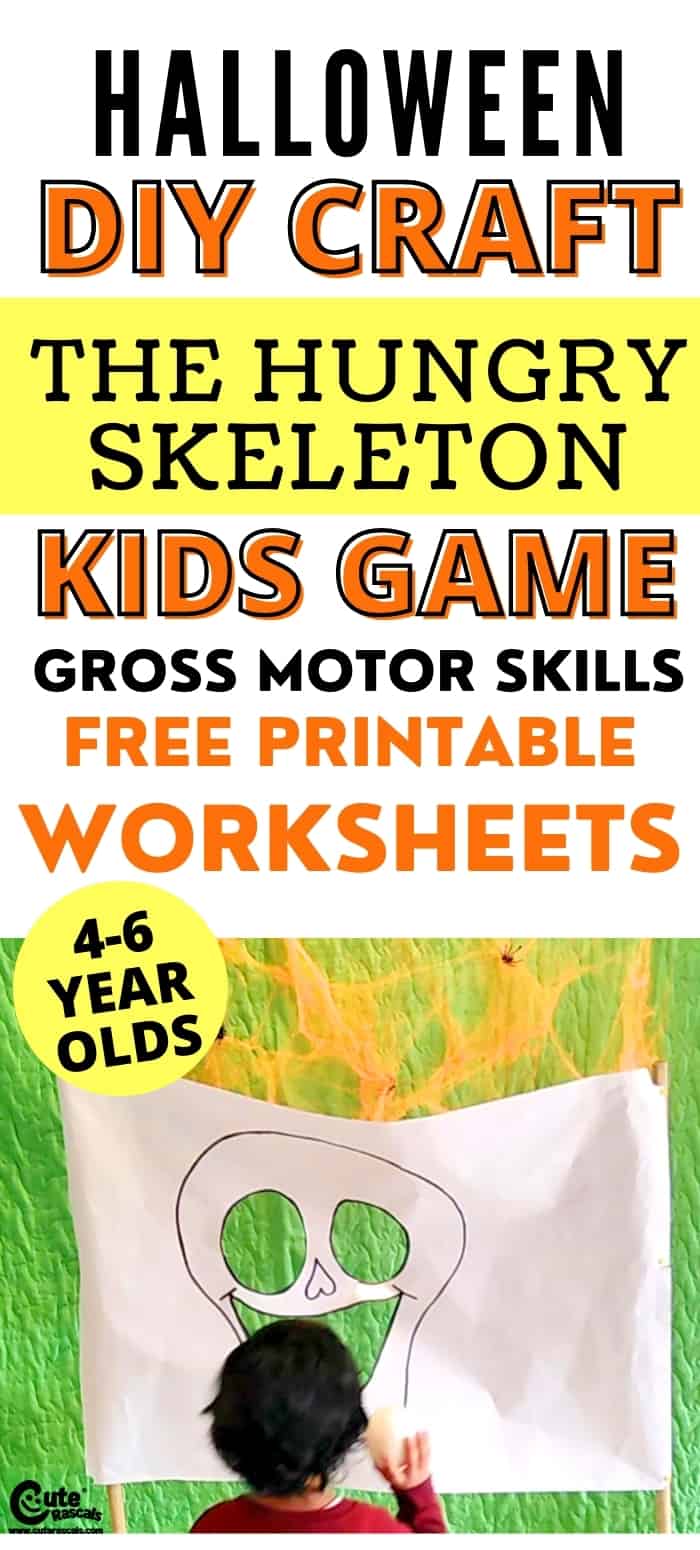 Fun preschool skeleton Halloween games for kids