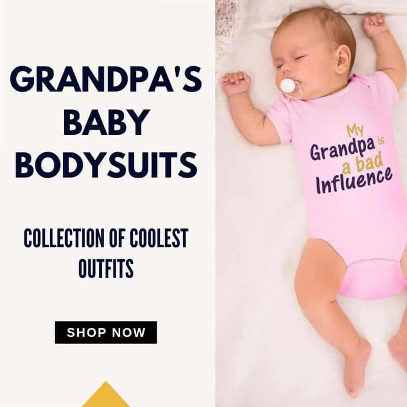 Grandpa's Baby Bodysuits